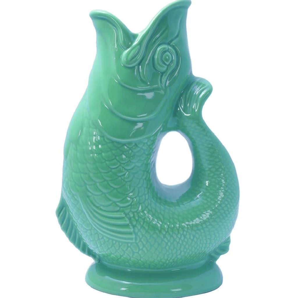 Sea Green Gluggle Jug, Extra Large