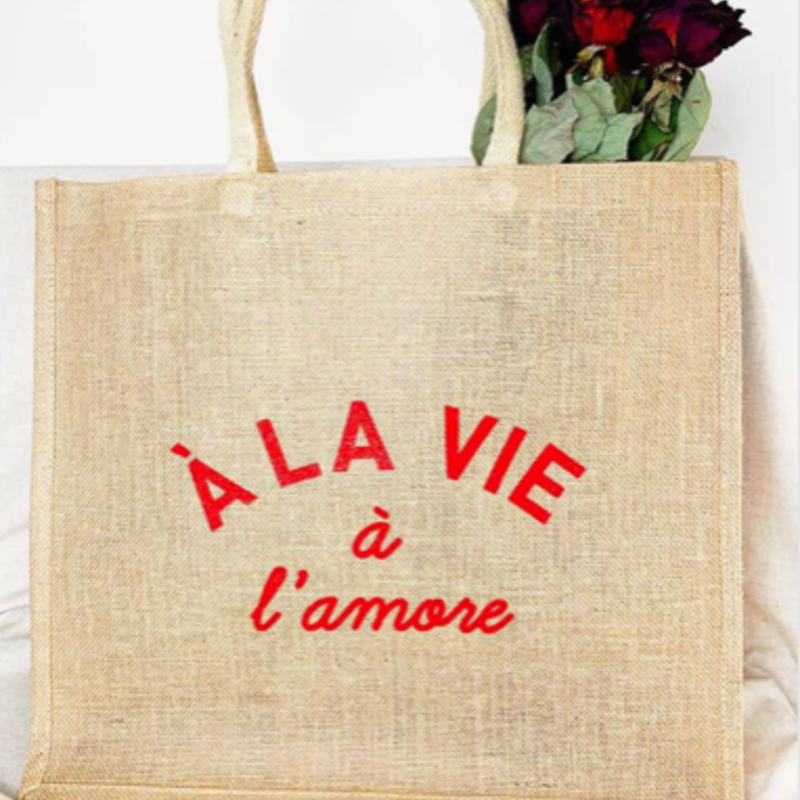 Cabas A La Vie A L'amore Tote