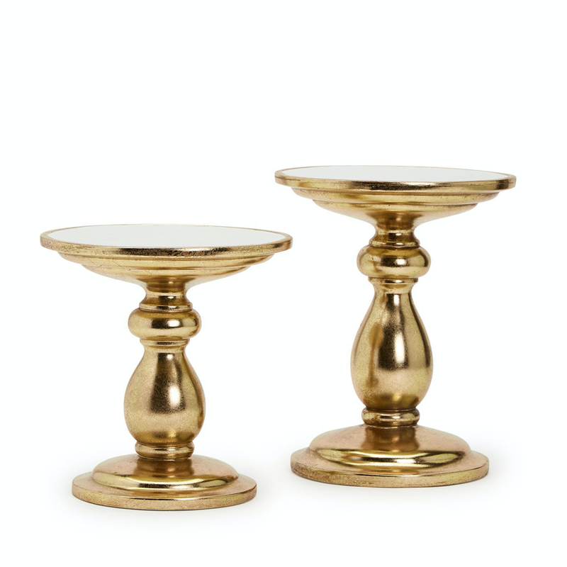 Mirrored Decorative Pedestal, large