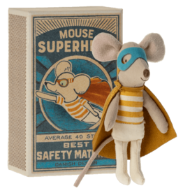 Maileg Super Hero Mouse, in Matchbox