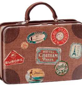 Maileg Brown Metal Travel Suitcase