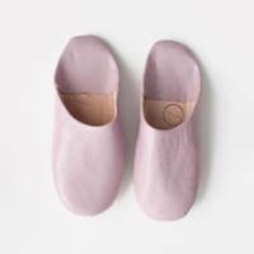 LPM Vintage Pink Moroccan Babouche Basic Slippers, Small