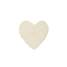 Xoxo Petite Foiled Handmade Paper Heart, single