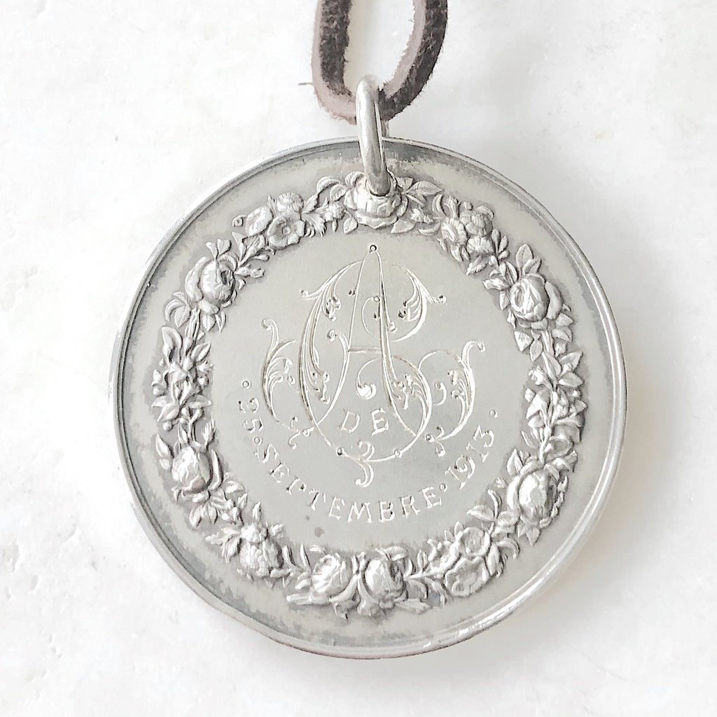 Antique French Marriage Medal