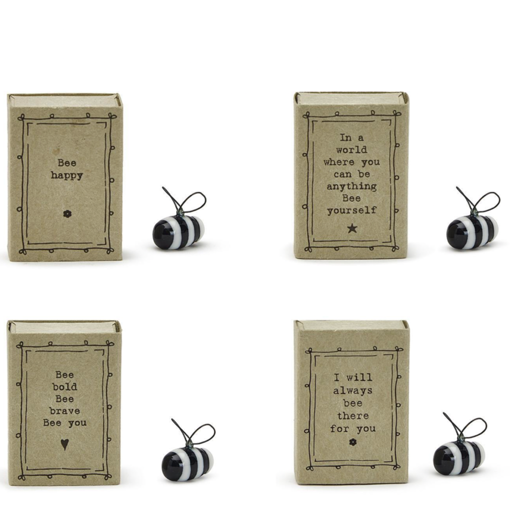 Porcelain Bee Matchbox