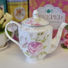 Pink Rose Teapot