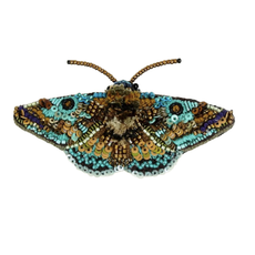 Lanipes Moth Brooch