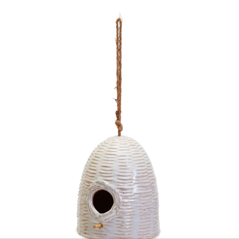 Basket Weave Beehive Birdhouse