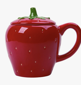 Strawberry Mug with Lid