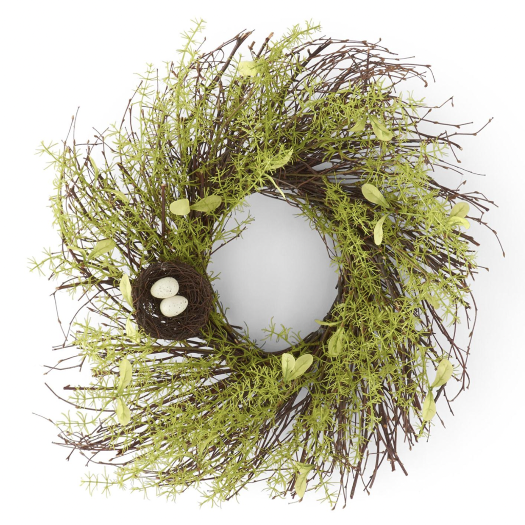 Twig Bird Nest Wreath