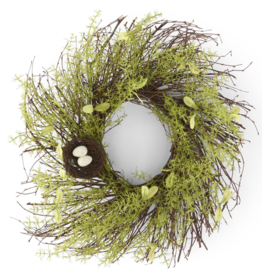 Twig Bird Nest Wreath