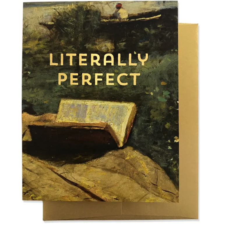"Literally Perfect" Greeting Card