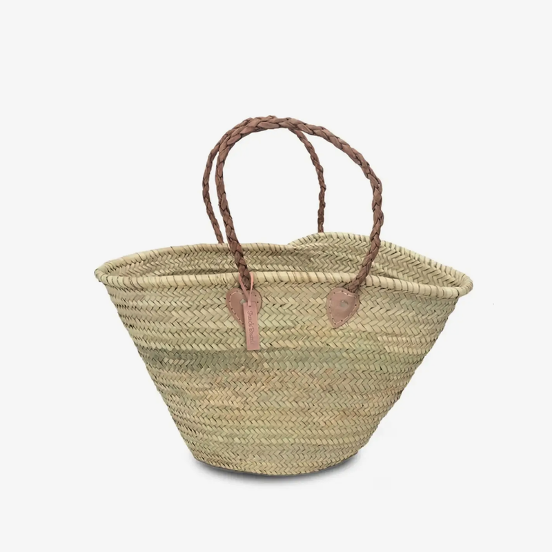 Straw Bag  French Basket, Medium