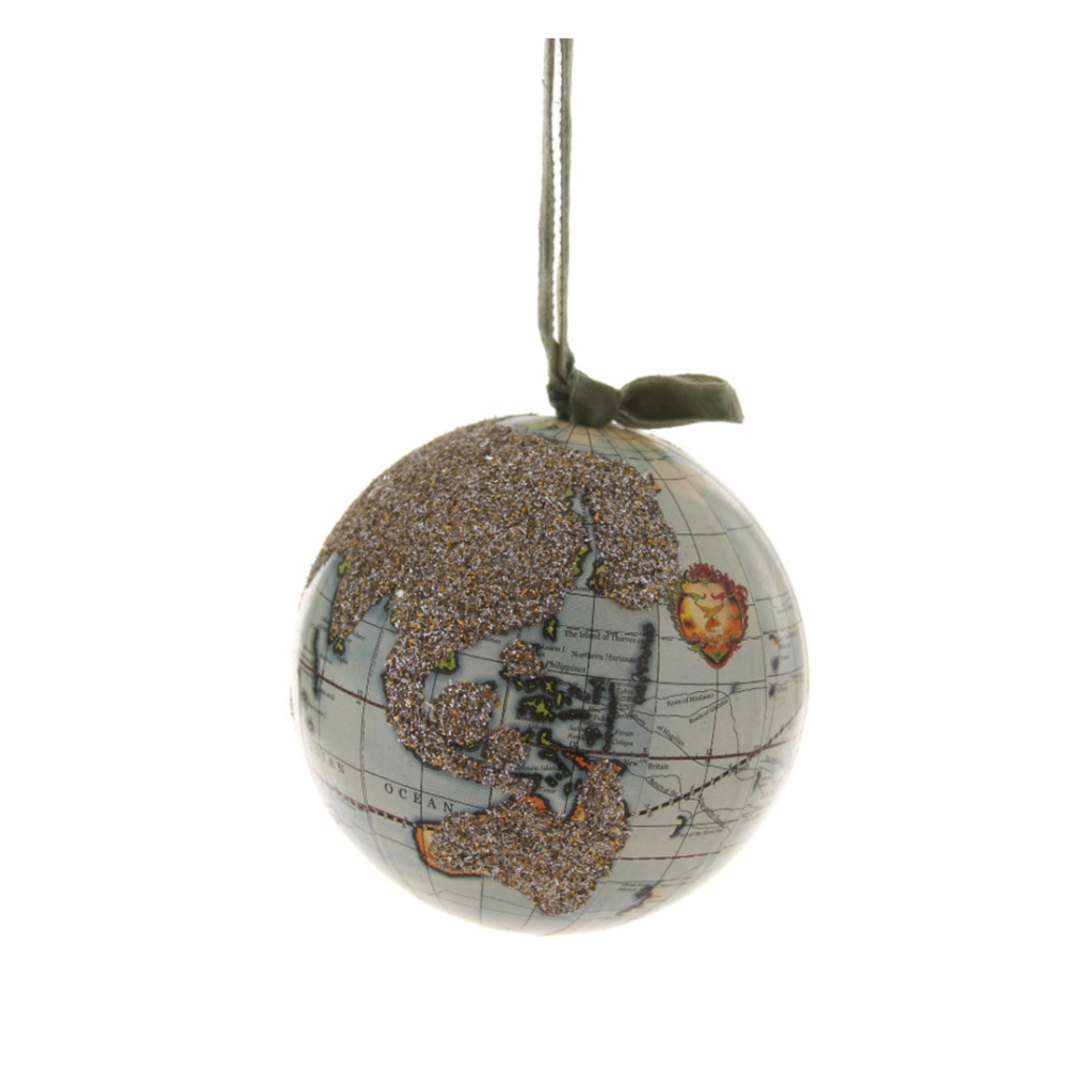Glittered Globe Ornament