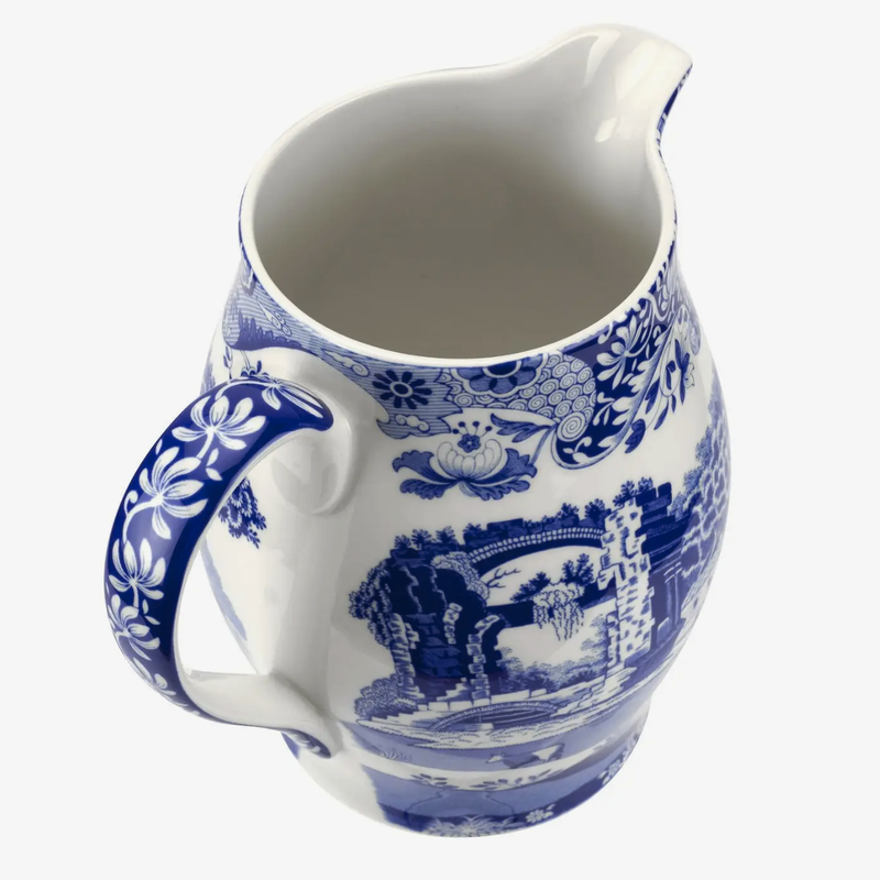 Blue Italian Pitcher