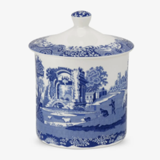 Spode Blue Italian Storage Jar, 7.5"