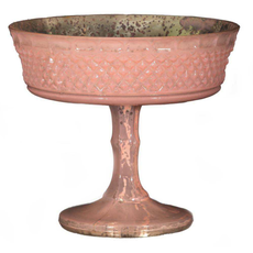 Pink Mercury Glass Bowl
