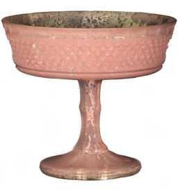 Pink Mercury Glass Bowl
