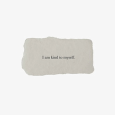 "I am kind to myself" Affirmation Card