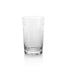 Spring Leaves Cut Design, Highball Glass