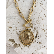 Joan of Arc Necklace, Gold