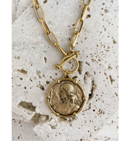 Joan of Arc Necklace, Gold