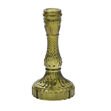 Gillian Candlestick, Large, Green