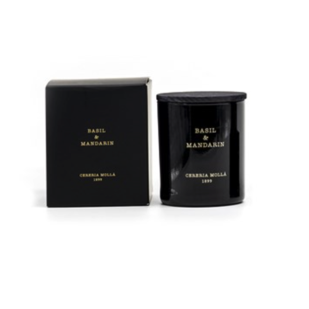 Basil & Mandar Black Premium Candle