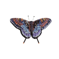 Red Spotted Purple Butterfly Brooch