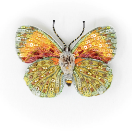 Provencal Hairstreak Butterfly Brooch