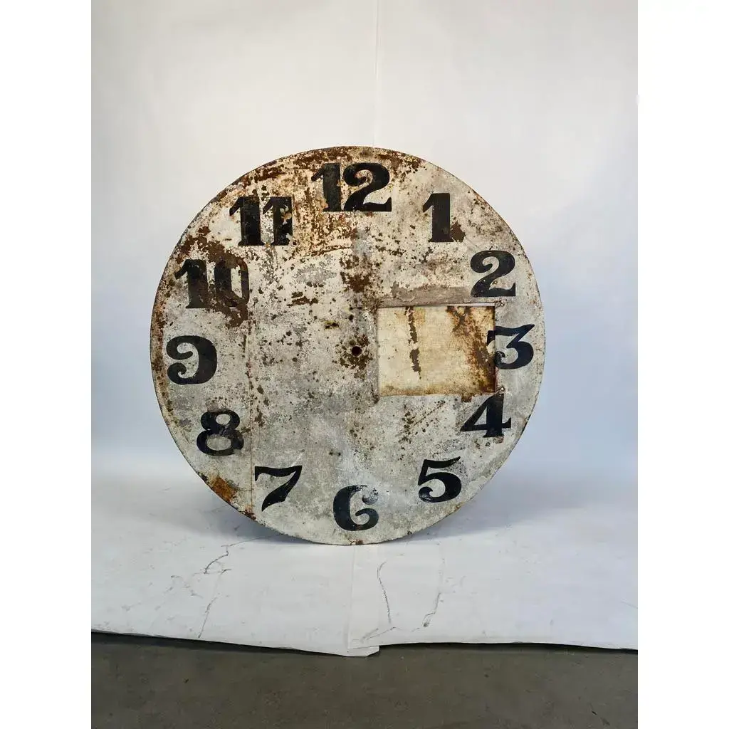 Late 19th Century Large Clock Face