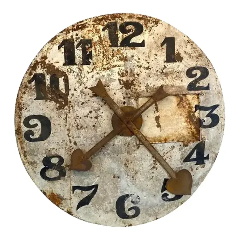 Late 19th Century Large Clock Face