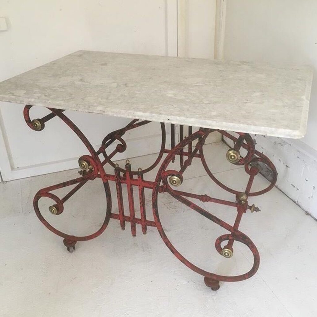 Mid 19th Century French Marble Patisserie Table