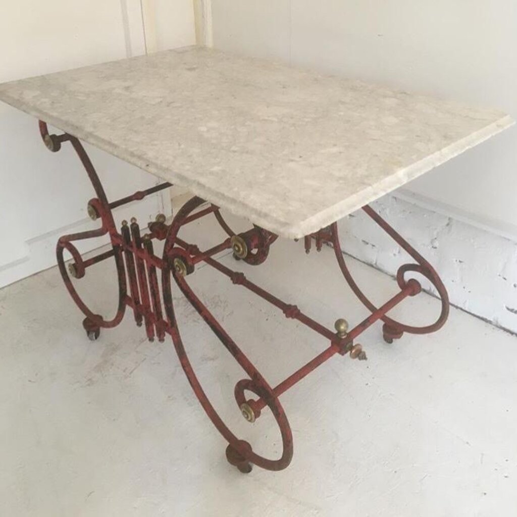 Mid 19th Century French Marble Patisserie Table