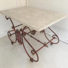 Mid 19th Century French Marble Patisserie Table