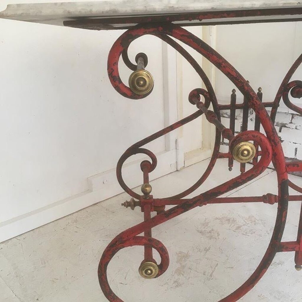 Mid 19th Century French Marble Patisserie Table