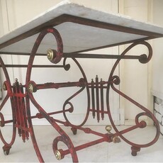 Mid 19th Century French Marble Patisserie Table