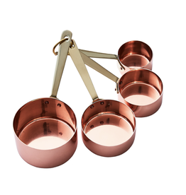 Brass and Gold Measuring Cups