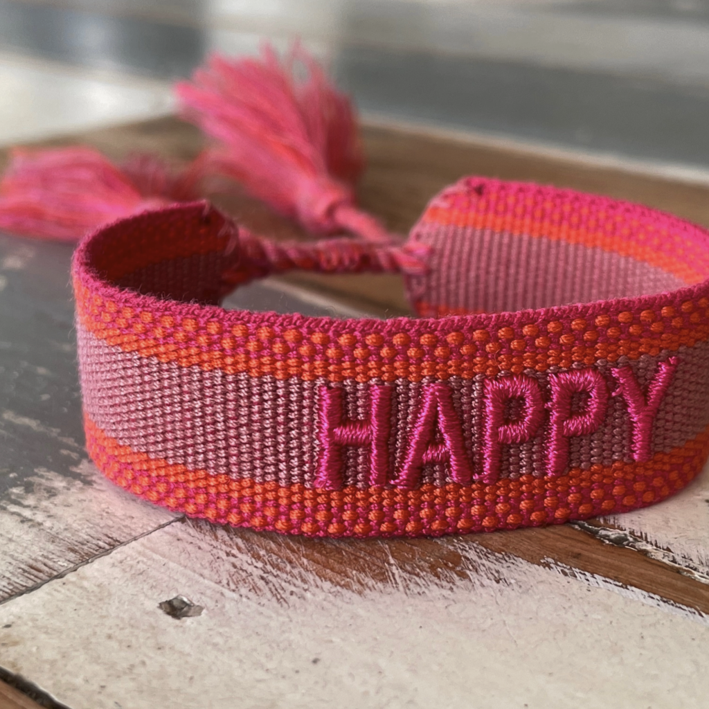 Happy Woven Bracelet