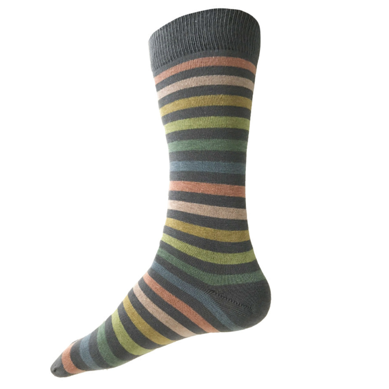 Joy Socks, Medium/Large, Grey and Ice Cream