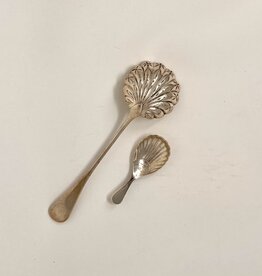 Antique Silver Plated Tea Caddy Spoon