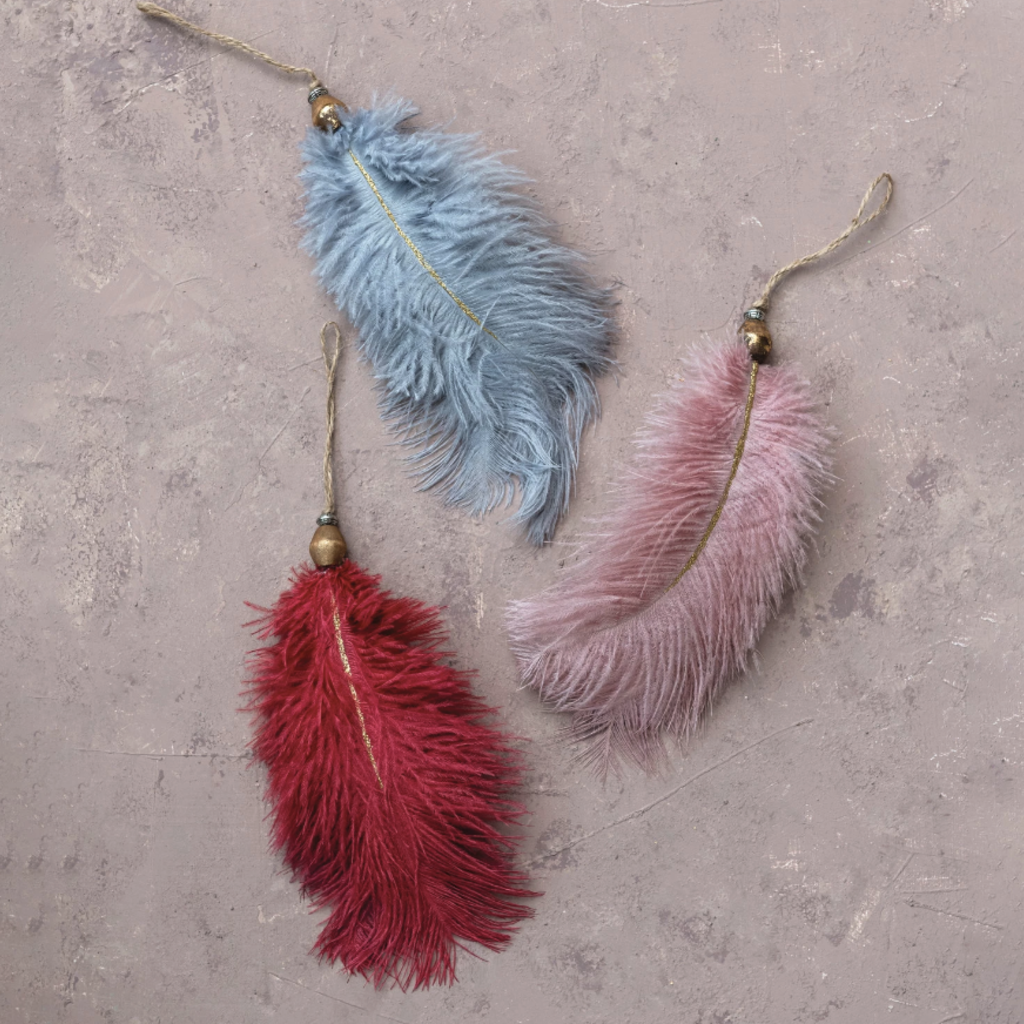 Ostrich Feather Ornament,