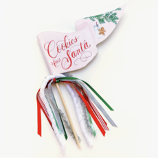 Cookies for Santa Christmas Party Pennant