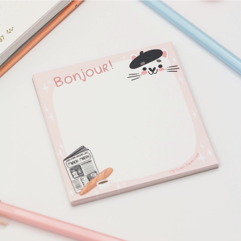 Copy of French Strawberry Memo Notepad