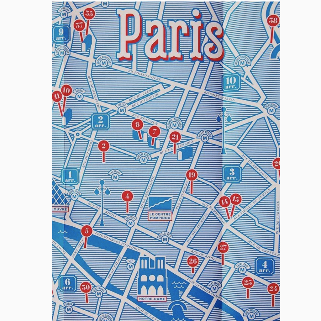 Paris: Small Shops, France Travel Map and Shopping Guide