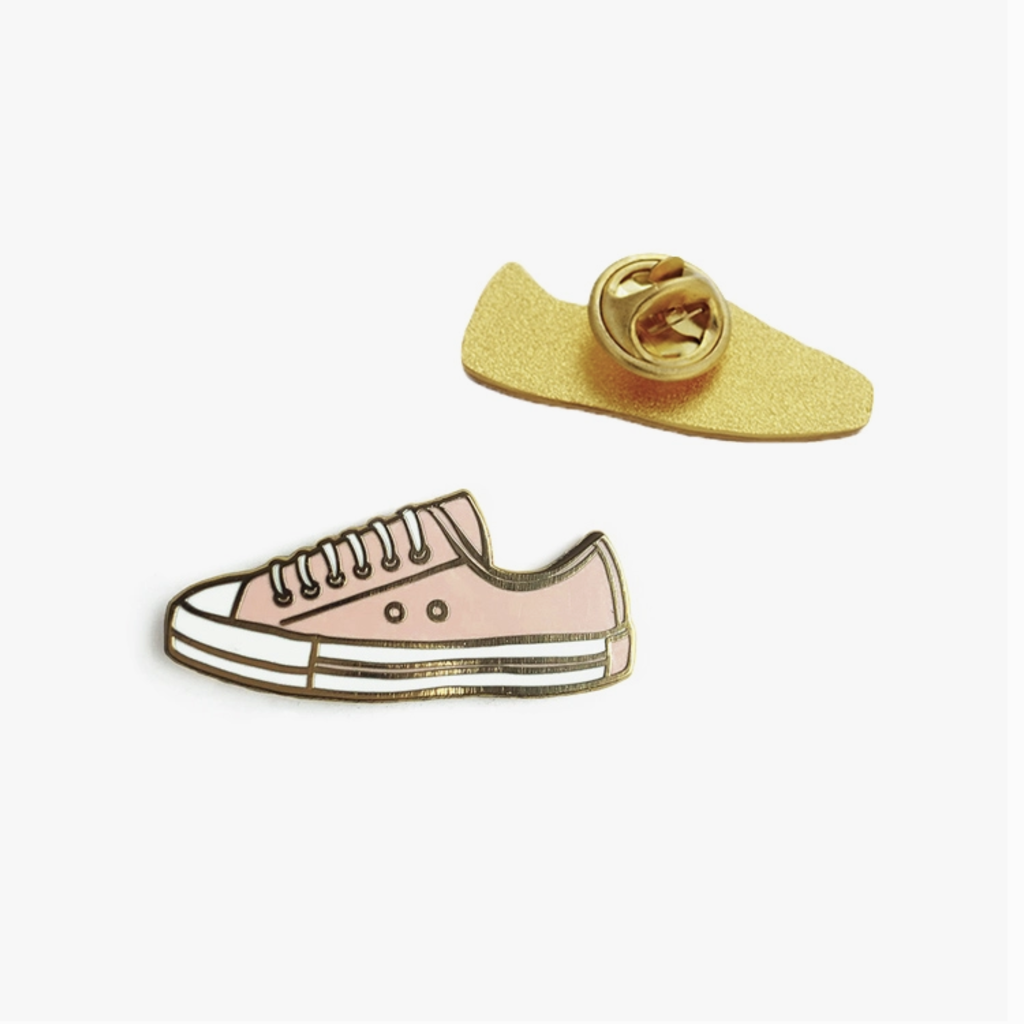 Pink Sneaker Fashion Lapel Pin