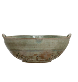 Stoneware Berry Bowl with Handles