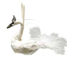 Swan Ornament, White