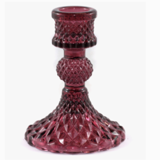 Baby Bella Candle Holder, Bordeaux