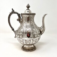 Antique Silver Plated Tea Pot, No 1